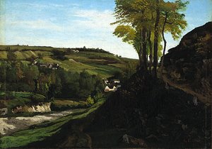 De Vallei van Ornans door Gustave Courbet